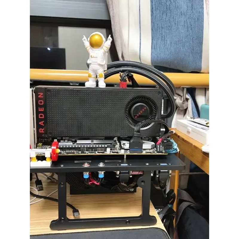 هيكل اختبار MATX مفتوح الإطار  - مراجعة Aluminum Open Frame Test Bench Water Cooling وسعره
